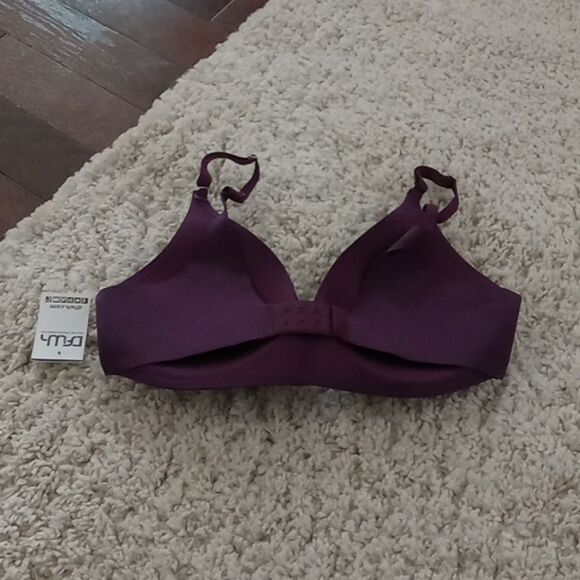 Soma Vanishing 360 Wireless Bra In Velvet Plum Size 36B NWT - Picture 4 of 4